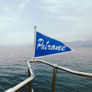 BANDIERA DI PRUA CON LOGO